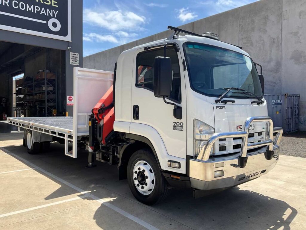 2015 Isuzu FSR700 Crane Tray - Racecourse Motor Company
