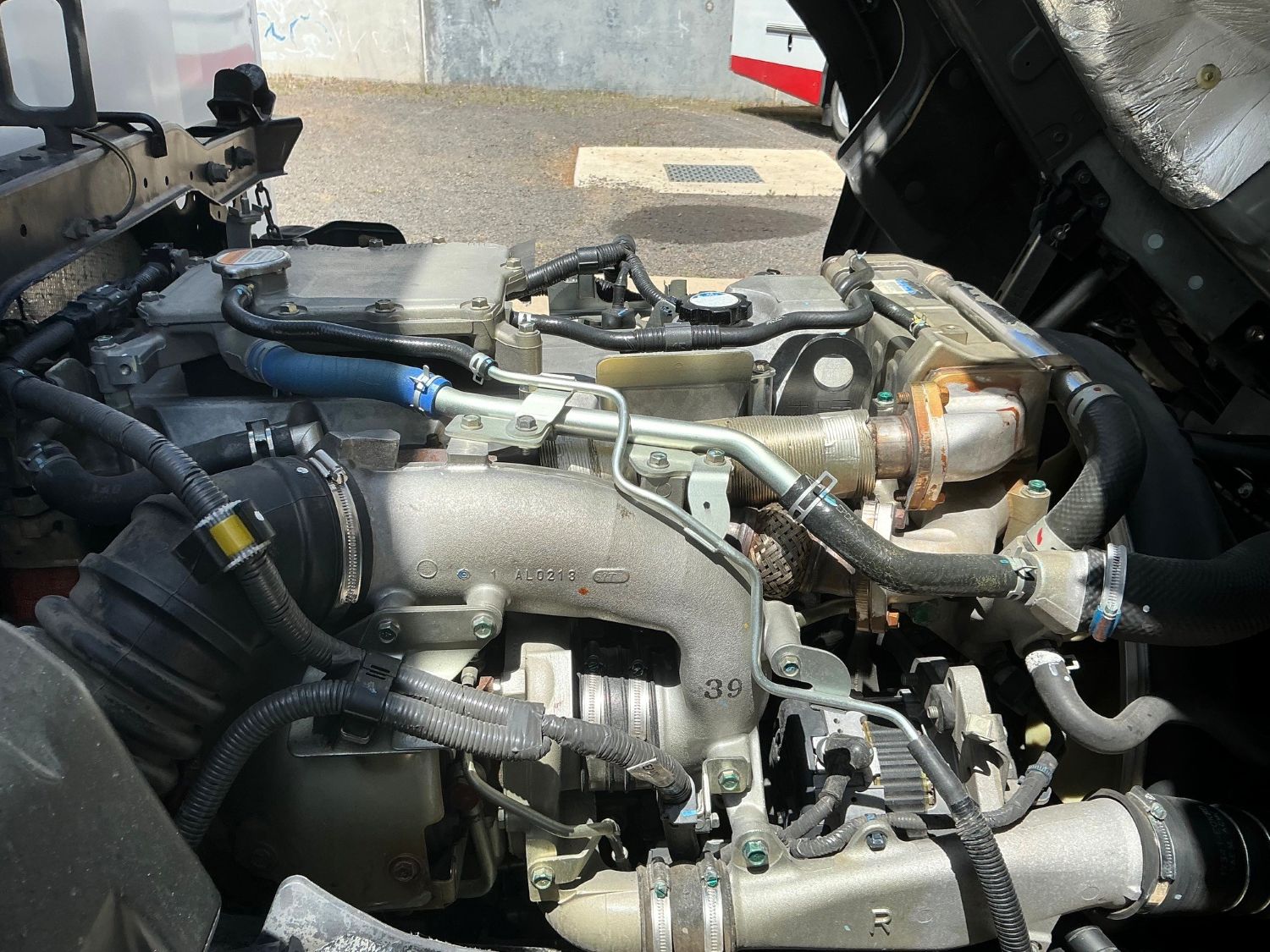 2015 HINO FC 500 CURTAINSIDER