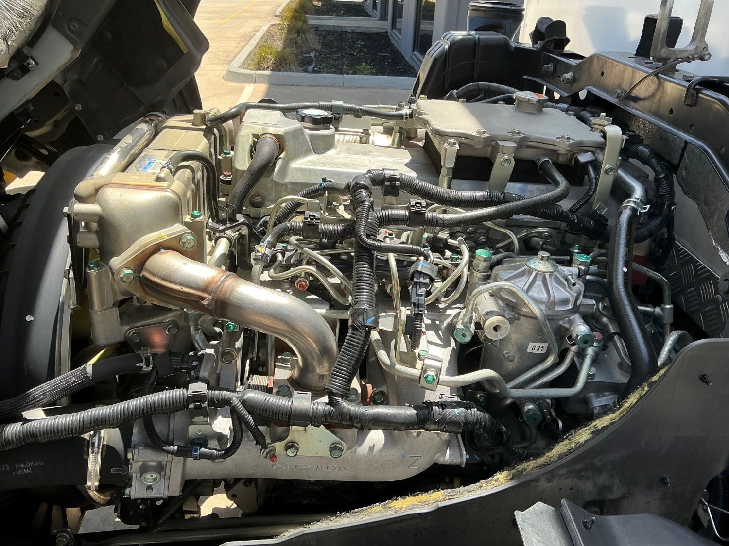 2015 HINO FC 500 CURTAINSIDER