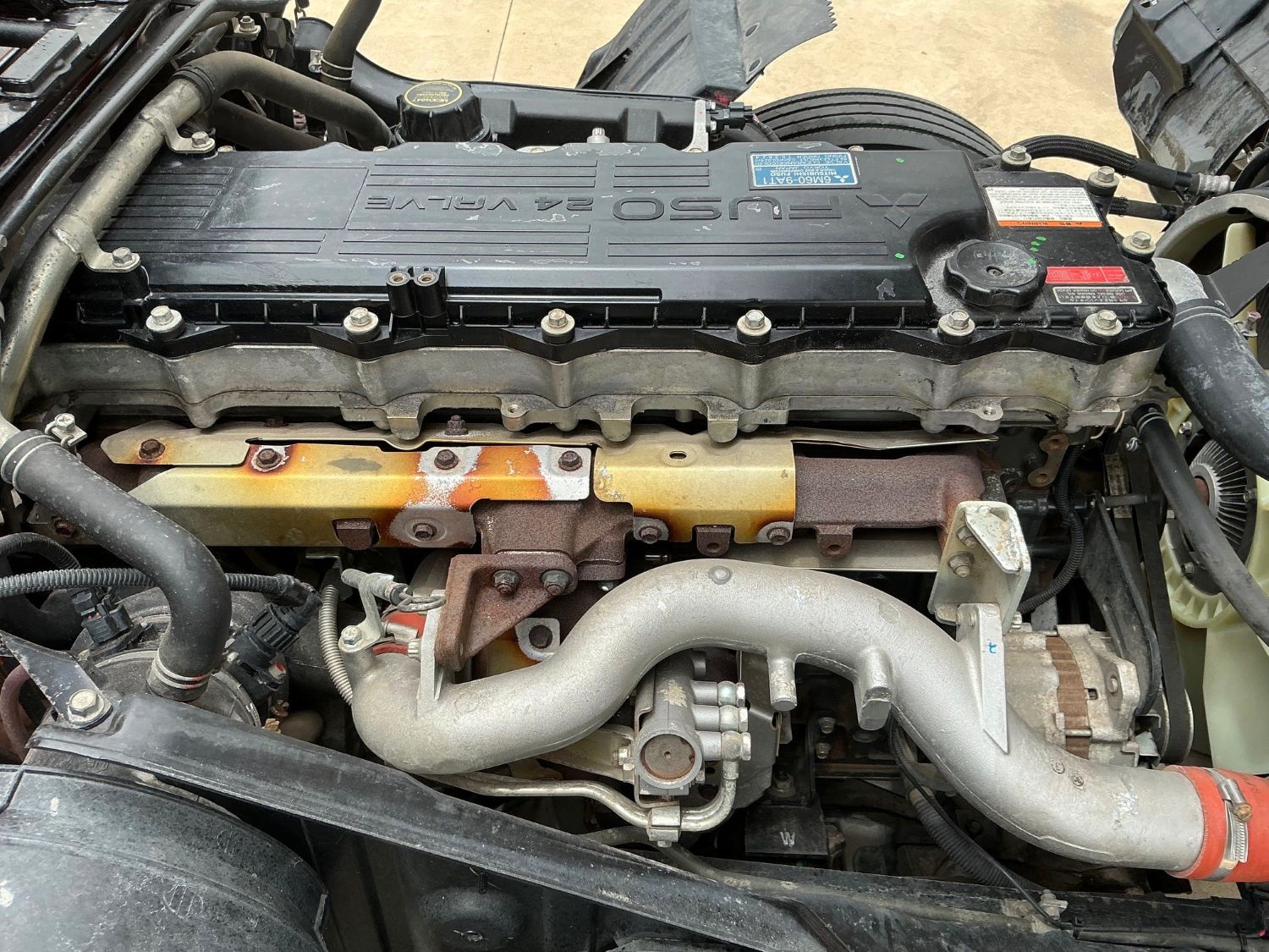 2017 FUSO FIGHTER 1024 CONCRETE PUMP