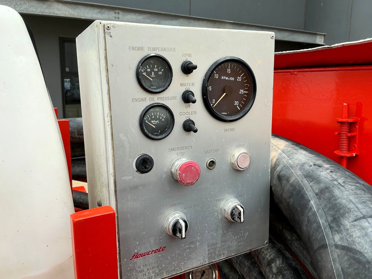 2017 FUSO FIGHTER 1024 CONCRETE PUMP