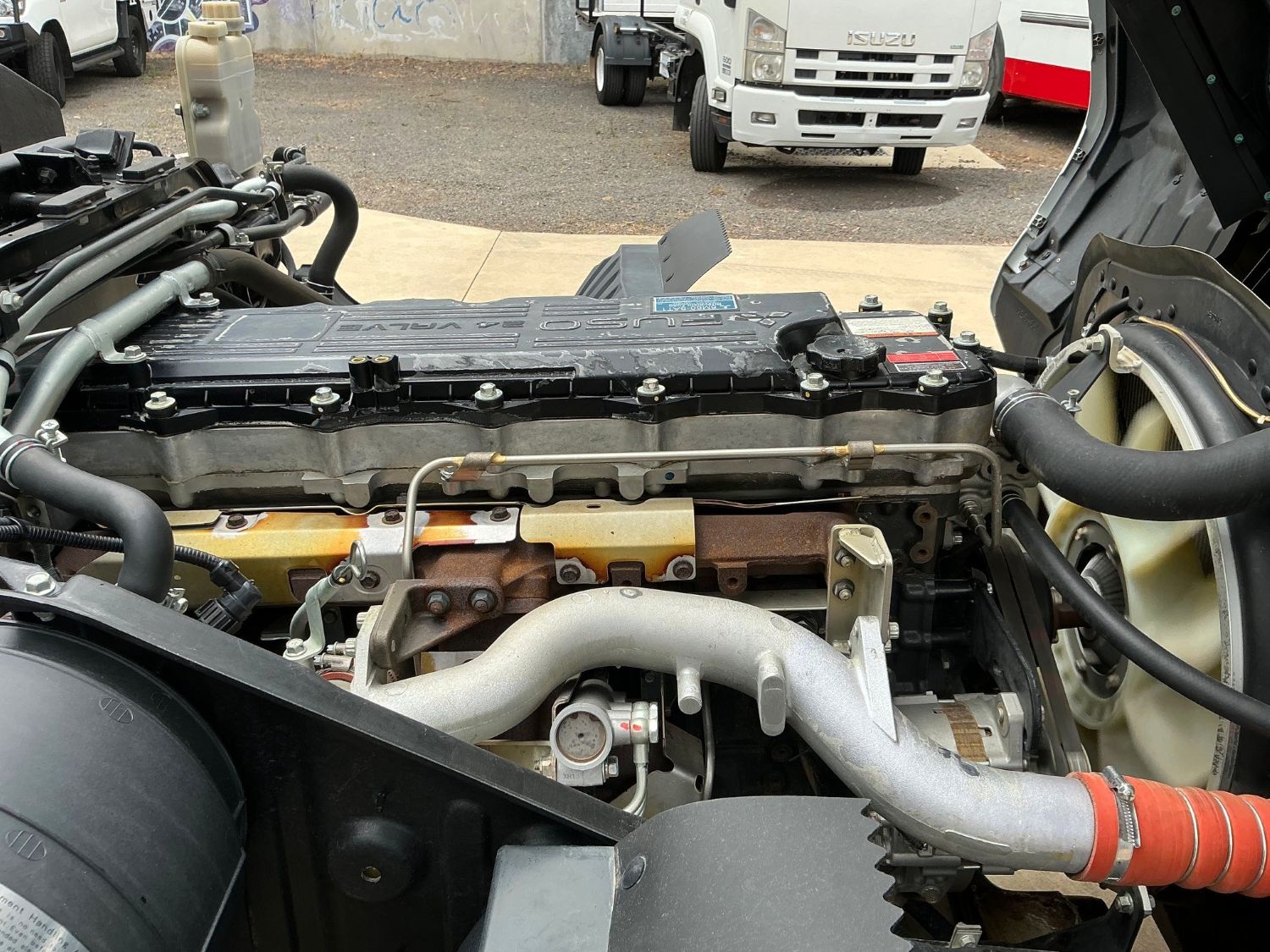 2012 FUSO FIGHTER 1024 TIPPER/CRANE