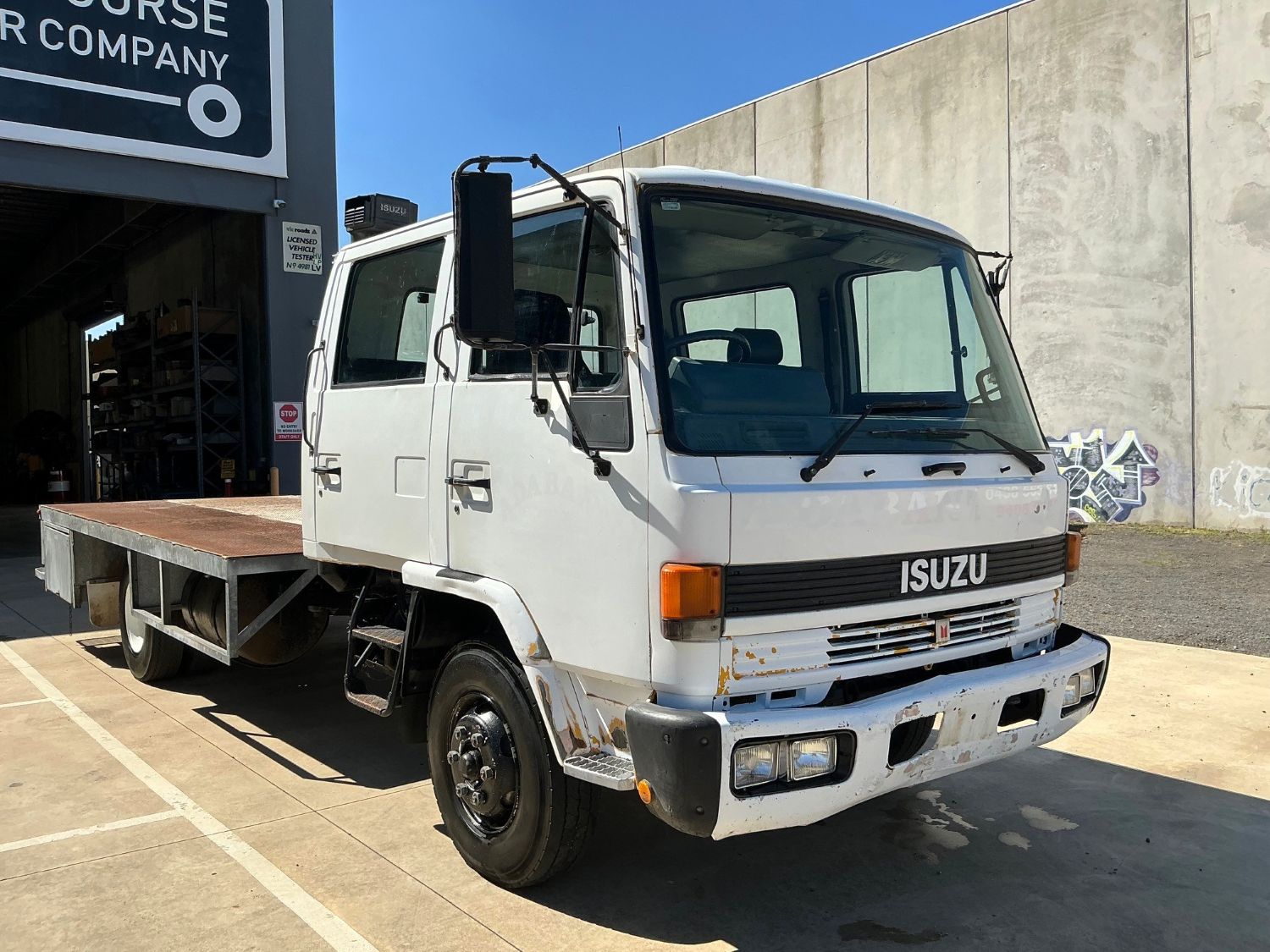 1991 ISUZU FSR450 DUAL CAB TRAY